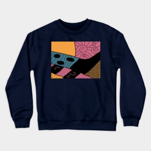 Nightmare Sally inspired pattern Crewneck Sweatshirt